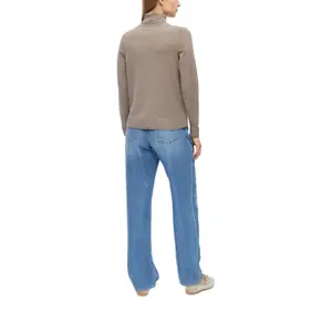 Maglione in maglia a collo alto taglio classico donna s.Oliver image-5