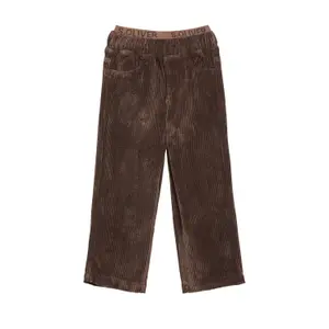 Pantalón de pana baggy corte relajado de talle medio alto pierna ancha infantil s.Oliver image-2