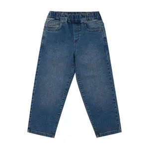 Jeans Tapered avslappnad stil hög midja smal ben effekta tvättad barn s.Oliver Toni image-0