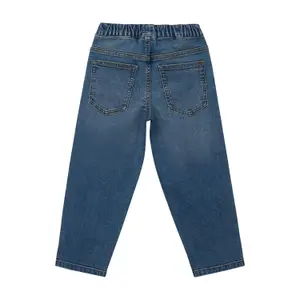 Jeans Tapered avslappnad stil hög midja smal ben effekta tvättad barn s.Oliver Toni image-1