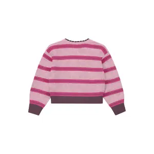 Gestreifter Strick-Pullover mit dekorativem Saum Loose Fit Mädchen s.Oliver image-1