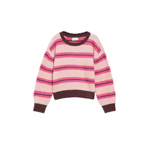 Gestreifter Strick-Pullover mit dekorativem Saum Loose Fit Mädchen s.Oliver image-2