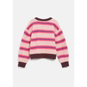 Gestreifter Strick-Pullover mit dekorativem Saum Loose Fit Mädchen s.Oliver image-3