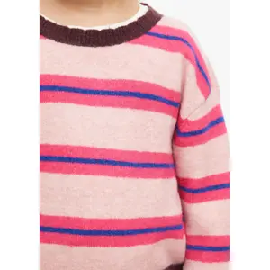Gestreifter Strick-Pullover mit dekorativem Saum Loose Fit Mädchen s.Oliver image-5