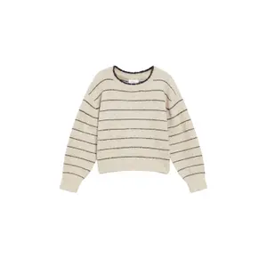 Gestreifter Strick-Pullover mit dekorativem Saum Loose Fit Mädchen s.Oliver image-2