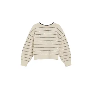 Gestreifter Strick-Pullover mit dekorativem Saum Loose Fit Mädchen s.Oliver image-4