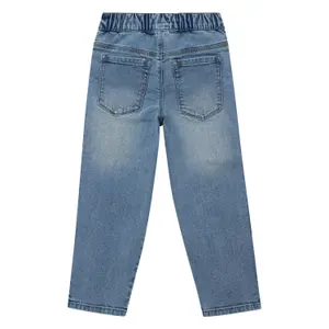 Jeans Relaxed Fit Mid Rise Tapered Leg haft koronkowy dziewczynka s.Oliver Toni image-1