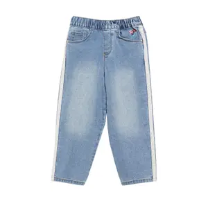 Jeans Relaxed Fit Mid Rise Tapered Leg haft koronkowy dziewczynka s.Oliver Toni image-2