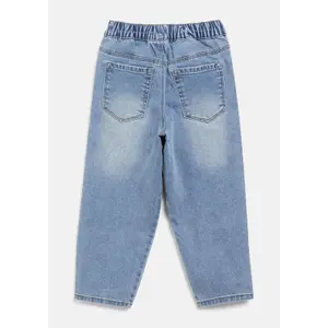 Jeans Relaxed Fit Mid Rise Tapered Leg haft koronkowy dziewczynka s.Oliver Toni image-3