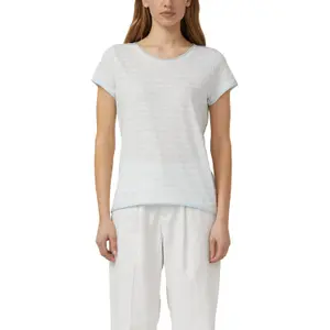 T-shirt i bomull med flammig garn dam s.Oliver image-1