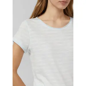 T-shirt i bomull med flammig garn dam s.Oliver image-2