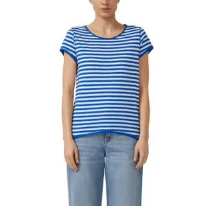 T-shirt i bomull med flammig garn dam s.Oliver image-1