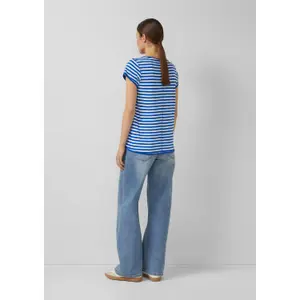 T-shirt i bomull med flammig garn dam s.Oliver image-3