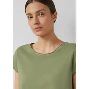 T-shirt i bomull med flammig garn dam s.Oliver image-2