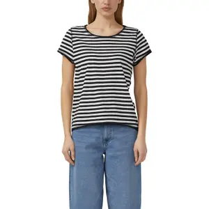 T-shirt i bomull med flammig garn dam s.Oliver image-1