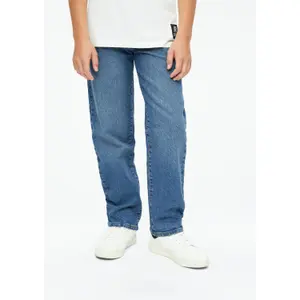 Tapered Casual Fit Mid-Rise Jeans Slim Leg Distressed Effect Child s.Oliver Toni image-5