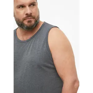 Weiches, gemischtes Baumwoll-Tanktop mit Rundhalsausschnitt s.Oliver image-3