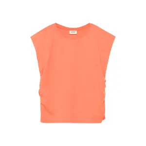 Camiseta sin mangas de jersey con cuello en V e impresión en la espalda niña s.Oliver image-2