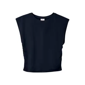 Camiseta sin mangas de jersey con cuello en V e impresión en la espalda niña s.Oliver image-0