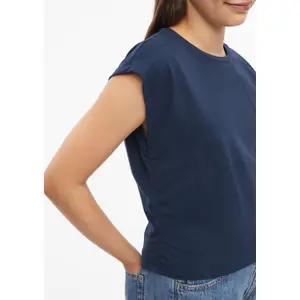 Camiseta sin mangas de jersey con cuello en V e impresión en la espalda niña s.Oliver image-6