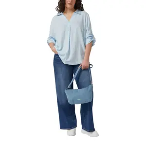Women's 3/4 Sleeve Turn-Up Linen Blend Blouse s.Oliver image-6