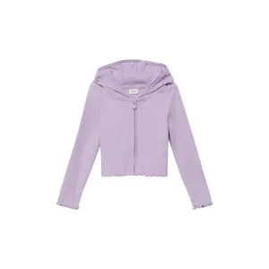 Sudadera con capucha de estructura acanalada niña s.Oliver image-0