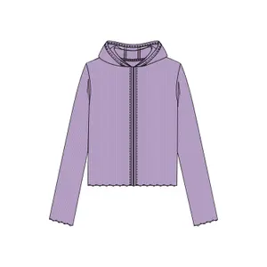 Sudadera con capucha de estructura acanalada niña s.Oliver image-3