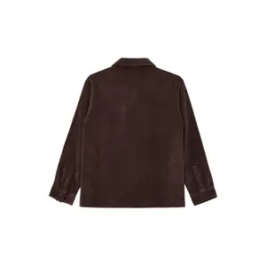 Camisa de franela de canalé, corte recto, con bolsillos en el pecho para niño s.Oliver image-1