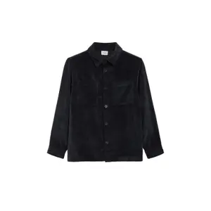 Camisa de franela de canalé, corte recto, con bolsillos en el pecho para niño s.Oliver image-2