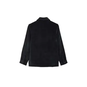 Camisa de franela de canalé, corte recto, con bolsillos en el pecho para niño s.Oliver image-4