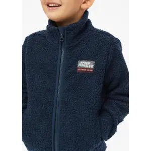 Teddy Plüsch-Innenjacke mit Stehkragen und Aufnäher für Kinder s.Oliver image-5
