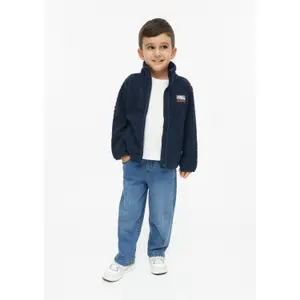 Teddy Plüsch-Innenjacke mit Stehkragen und Aufnäher für Kinder s.Oliver image-6