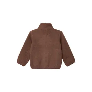 Teddy Plüsch-Innenjacke mit Stehkragen und Aufnäher für Kinder s.Oliver image-1
