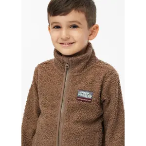 Teddy Plüsch-Innenjacke mit Stehkragen und Aufnäher für Kinder s.Oliver image-5