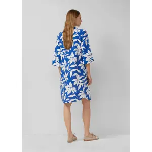 Musterkleid aus gemischter Viskose mit Taschen Damen s.Oliver image-1