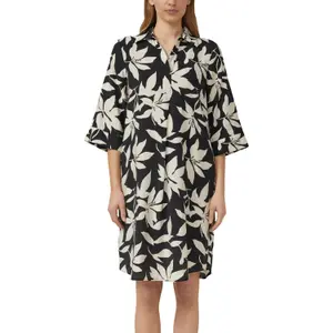 Musterkleid aus gemischter Viskose mit Taschen Damen s.Oliver image-0