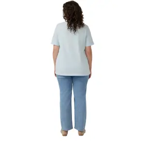 T-shirt με ριγέ δομή και τύπωμα γυναικείο s.Oliver image-5