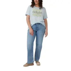 T-shirt με ριγέ δομή και τύπωμα γυναικείο s.Oliver image-6