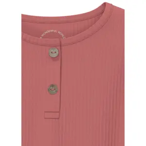 T-shirt i ribbad Regular Fit med knäppning för bebisar s.Oliver Henley image-6
