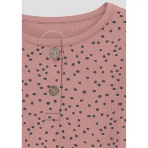T-shirt i ribbad Regular Fit med knäppning för bebisar s.Oliver Henley image-3