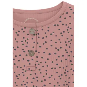 T-shirt i ribbad Regular Fit med knäppning för bebisar s.Oliver Henley image-6