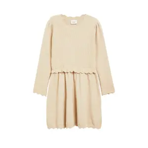 Short Dress with Glittery Thread and Scalloped Trim for Girls s.Oliver image-2
