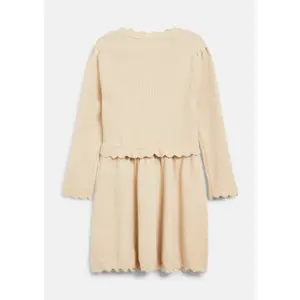 Short Dress with Glittery Thread and Scalloped Trim for Girls s.Oliver image-3
