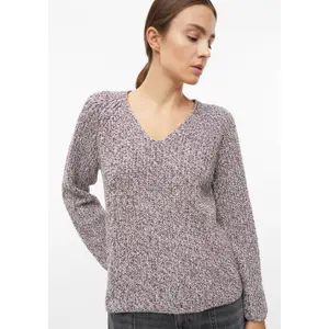 Pull à col en V et manches raglan femme s.Oliver image-3