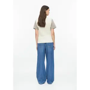 Pull in Maglia con Patta di Bottone Col V Taglio Dritto Donna s.Oliver image-4