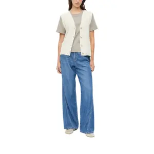 Pull in Maglia con Patta di Bottone Col V Taglio Dritto Donna s.Oliver image-6