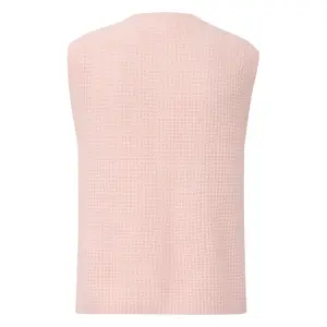 Pull i stickad fleece med knäppning dam s.Oliver image-1
