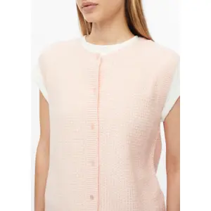 Pull i stickad fleece med knäppning dam s.Oliver image-3