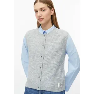 Pull i stickad fleece med knäppning dam s.Oliver image-3