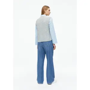Pull i stickad fleece med knäppning dam s.Oliver image-4